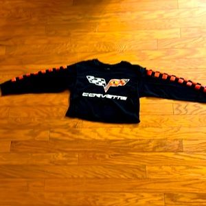 Vintage Corvette crop long sleeve.